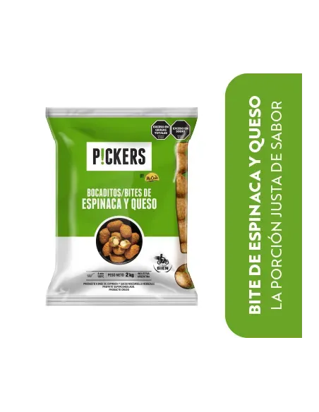 Pickers Bite Espinaca & Queso X 2000 Gr